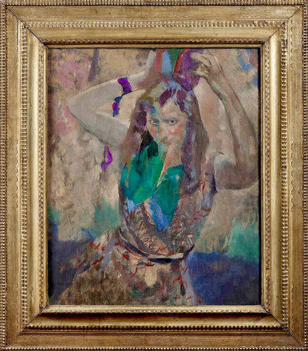 John Daniel Revel (1884-1967), Portrait of Margaret Morris (1891-1980), 1930's