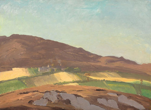 Allan Gwynne-Jones (1892-1982), Welsh Landscape, 1940's