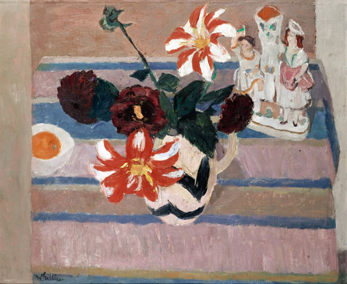 SIR WILLIAM GEORGE GILLIES, Dahlias, 1941
