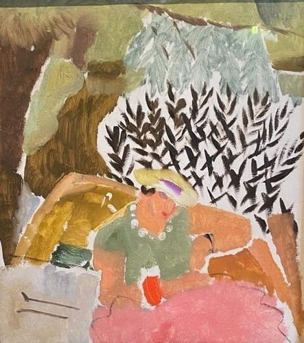 IVON HITCHENS, Molly in the Garden, circa 1933