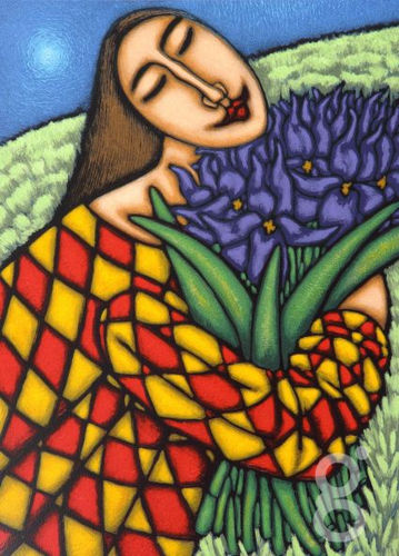 Estienne Sheppard, Embracing Irises