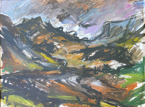 Peter Prendergast 1946 - 2007, Damp Evening, Nant Ffrancon Valley, 1992