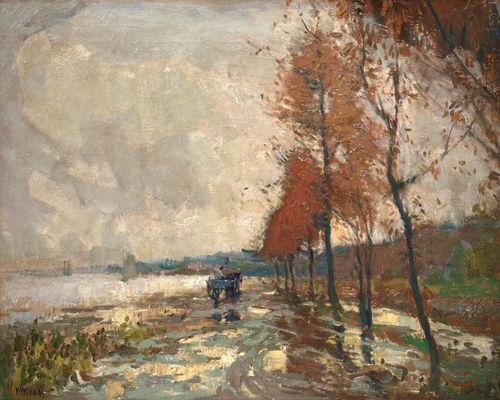 Harry A. Vincent (1861-1931), On the Shore