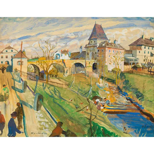 Oskar Laske, "Krumau", 1926