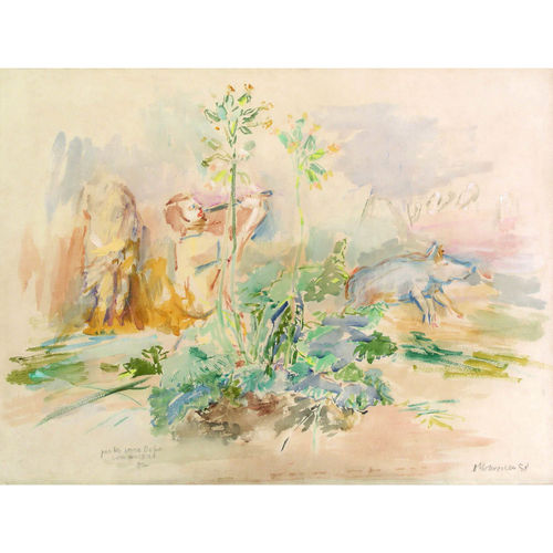 Oskar Kokoschka, Orpheus, 1958