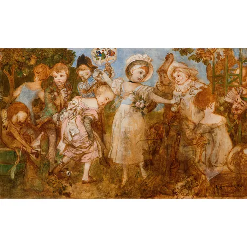 Eduard Charlemont, Amorettenreigen, 1876