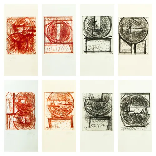 Markus Prachensky, "Rechberg Serie", 1967