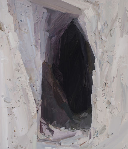 Claire Sherman Cave, 2015 Oil on canvas 84 x 72 in 213.4 x 182.9 cm