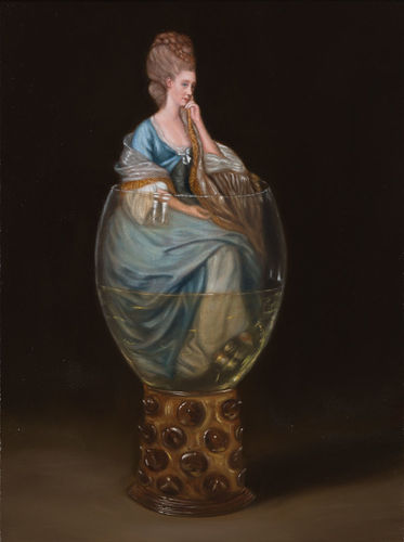 Rory Macdonald Blue Valentine, 2025 oil on linen 40cm x 30cm (43cm x 32.5cm framed)