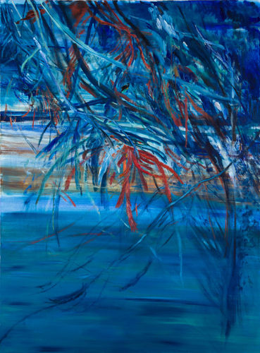 Calum McClure Araucaria Araucaria, 2021 oil on canvas 160cm x 120cm