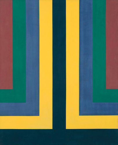 Howard Mehring, Blue Key, 1965