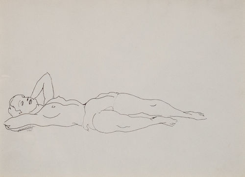Walt Kuhn, Reclining Figure, 1935