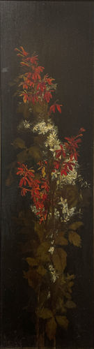 Walter Gay, Cardinal Flowers Still Life, June, 1875