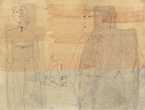 Ben Shahn, Susannah and the Elders, 1947
