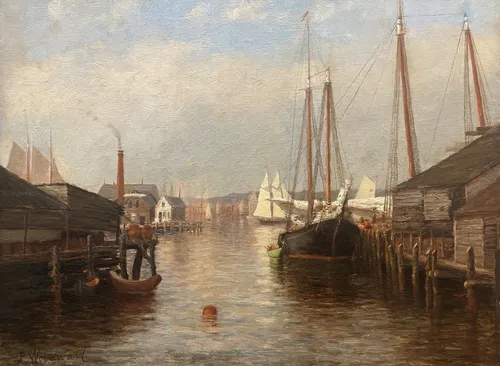 Laura Woodward, Gloucester Harbor, circa 1880