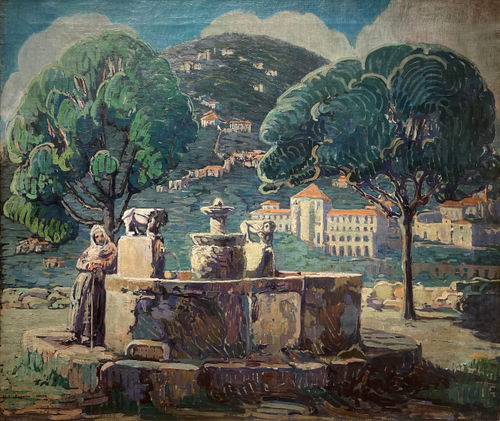 Mary Elizabeth Price, Byzantine Fountain, Italy, 1921
