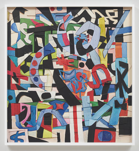 Vik Muniz, Half Mellow Pad, after Stuart Davis, Surfaces, 2019