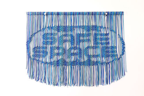 Jessy Nite SAFE SPACE, 2022 Paracord 48 x 40 in 121.9 x 101.6 cm