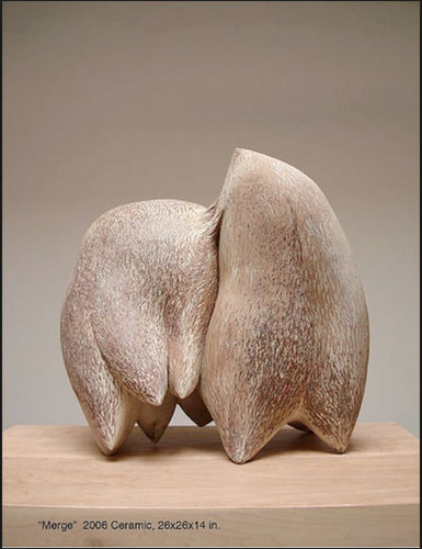 Syd Carpenter Merge, 2006 Clay 22 x 24 x 16 in. 55.9 x 61 x 40.6 cm