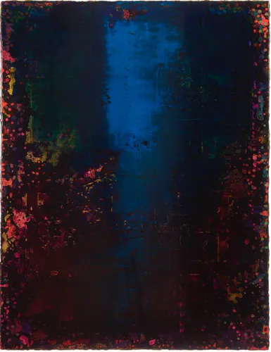 Emmanuel Barcilon Untitled, 2023 Varnish and pigment on wood 130 x 100 cm
