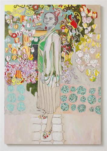 Brendan McGorry Sweet Angel of Kerepehi I, 2019 acrylic and charcoal on canvas 1600 x 1100 mm