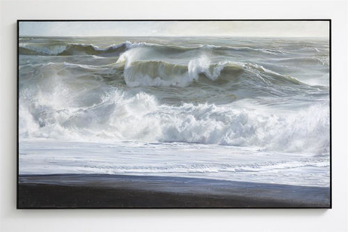 Freeman White Cadenza / Call of the Ocean, 2019 oil on linen 925 x 1540 mm