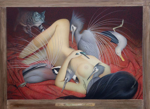 Paul Martinson Venus of Mellomania, 2009 Acrylic on aluminium 112.0 x 152.0 cm