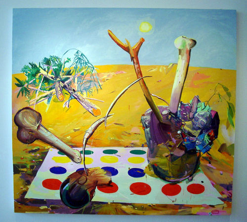 Dana Schutz, Twister Mat, 2003