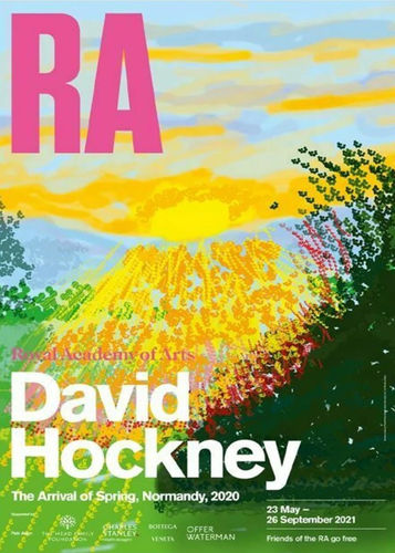 David Hockney, The Arrival of Spring Exhibition Poster No. 227