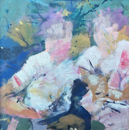 Agnieszka Lokaj Touchlines of Fortitude: Maddie 35 x 35 cm