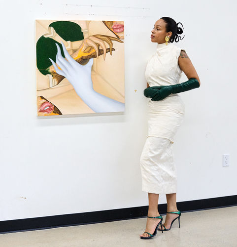 From a Hornstull cafe to a New York residency: Swedish-Gambian artist Rugiyatou Jallow is one to watch