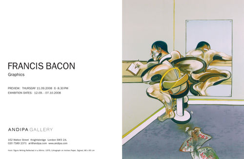 Francis Bacon Graphics Exhibition invite