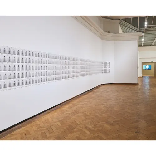 Installation view of Eleanor Antin, "Carving: 45 Years Later" (2017) at Bozar