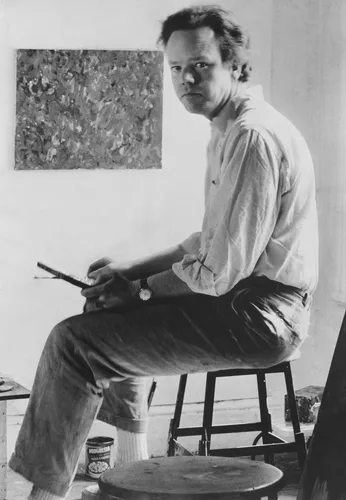 Portrait of Robert Ellison in his studio circa 1965