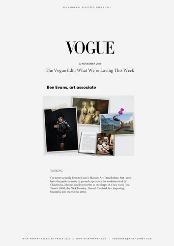 Vogue: What we're loving this week – Ben Evans