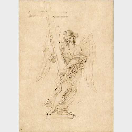 BERNINI, AN UNPUBLISHED DRAWING FOR PONTE SANT'ANGELO