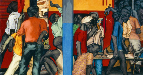 How Sudhir Patwardhan’s art portrays Mumbai’s fractured political landscape