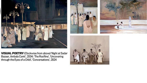 Art by Joya Mukerjee Logue | Paint in memory