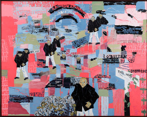 Arpita Singh, The Winter Walk, 2014