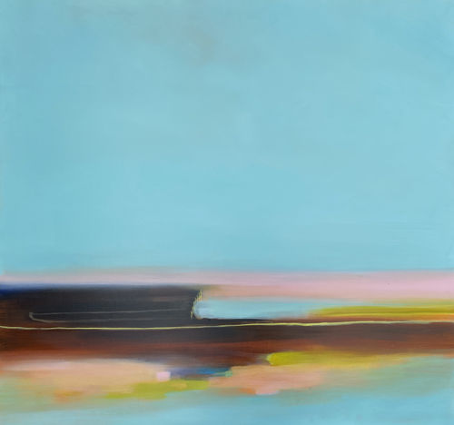 Laura Rich 'LA Sunshine', 2023, Oil on linen 111 x 105 cm, £2,500