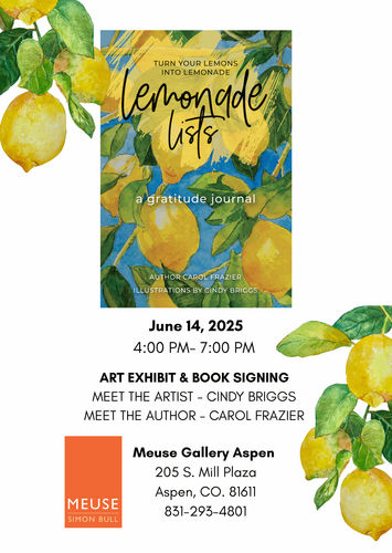Art Exhibit & Book Signing, Featuring Guest Artist Cindy Briggs & Guest Author Carol Frazier - Celebrating the Release of...
