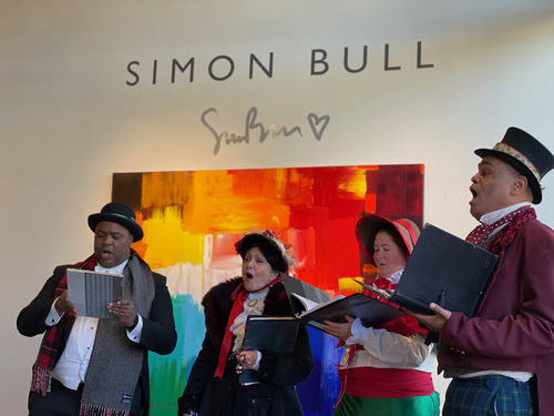 Carolers at Meuse Gallery St Helena, Ring in the Holidays with Meuse Gallery