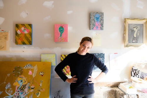 Portrait of the artist by Kelly Tunstall.