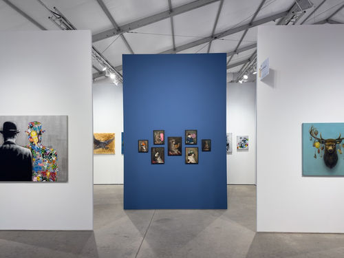 Harman Projects booth at CONTEXT: art Miami