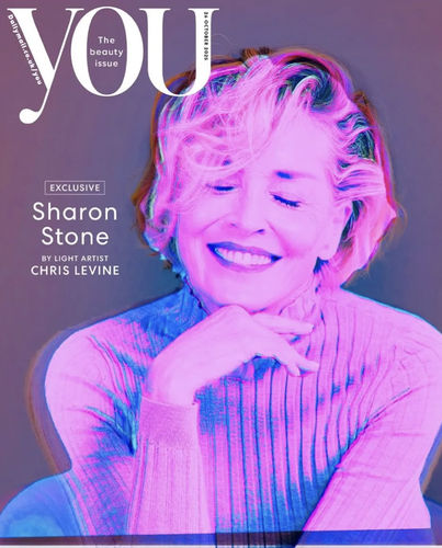 Chris Levine captures Sharon Stone