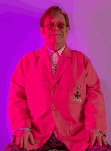 Chris Levine reveals new artwork with Sir Elton John