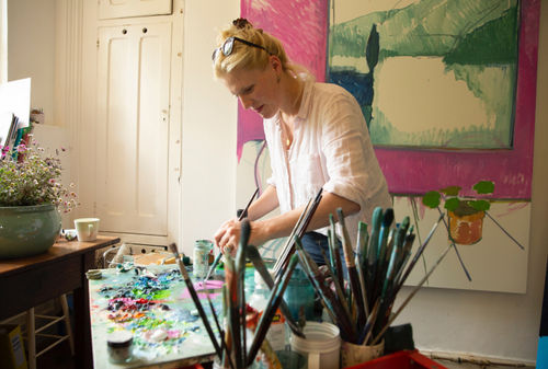 British Artist Nancy Cadogan On Life Behind The Canvas As a Mother of Three