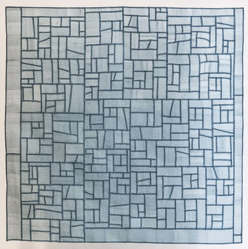 Lee So-ra, Blue Jogakbo no.3, Textile