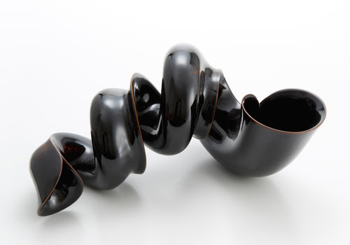 Work-1004, 2017 Ceramic H29 × W47 × D23.5 cm H11.4 × W18.5× D9.25 in. Mio Takatsu