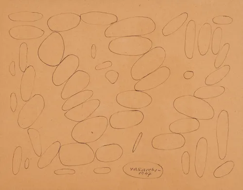 Victor Vasarely, Les Cailloux - Belle Isle, 1947 © Photo Courtesy of Fabrice Gousset